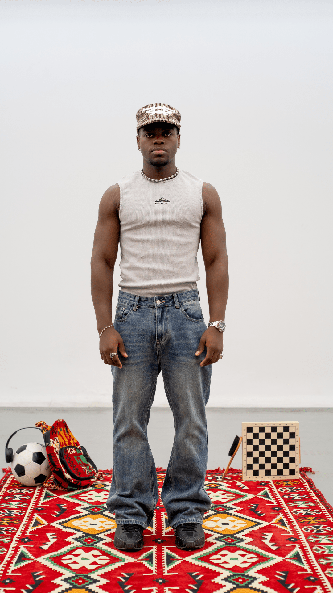 'TURKEY' heavyweight tank top grey