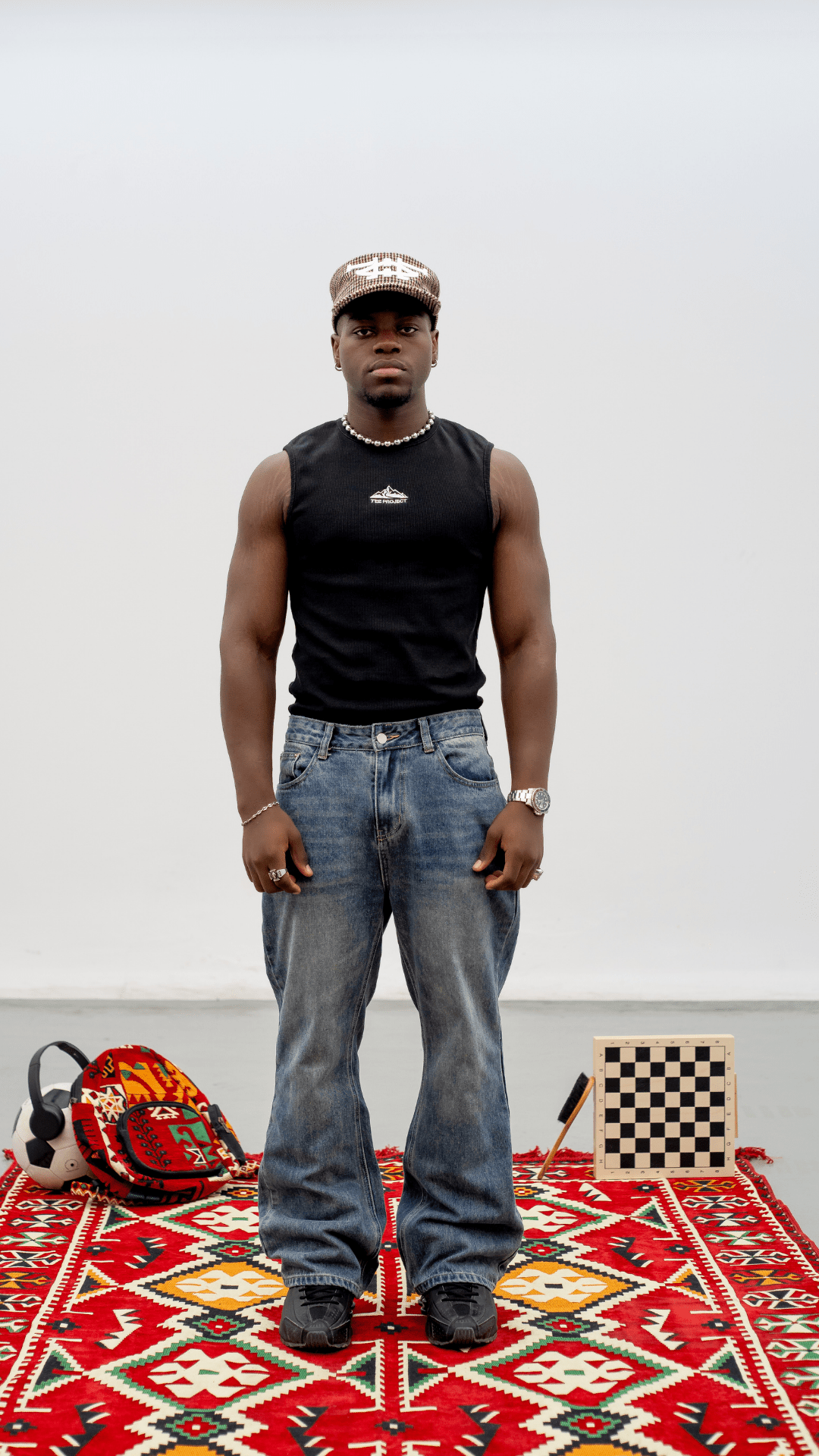 'TURKEY' heavyweight tank top black