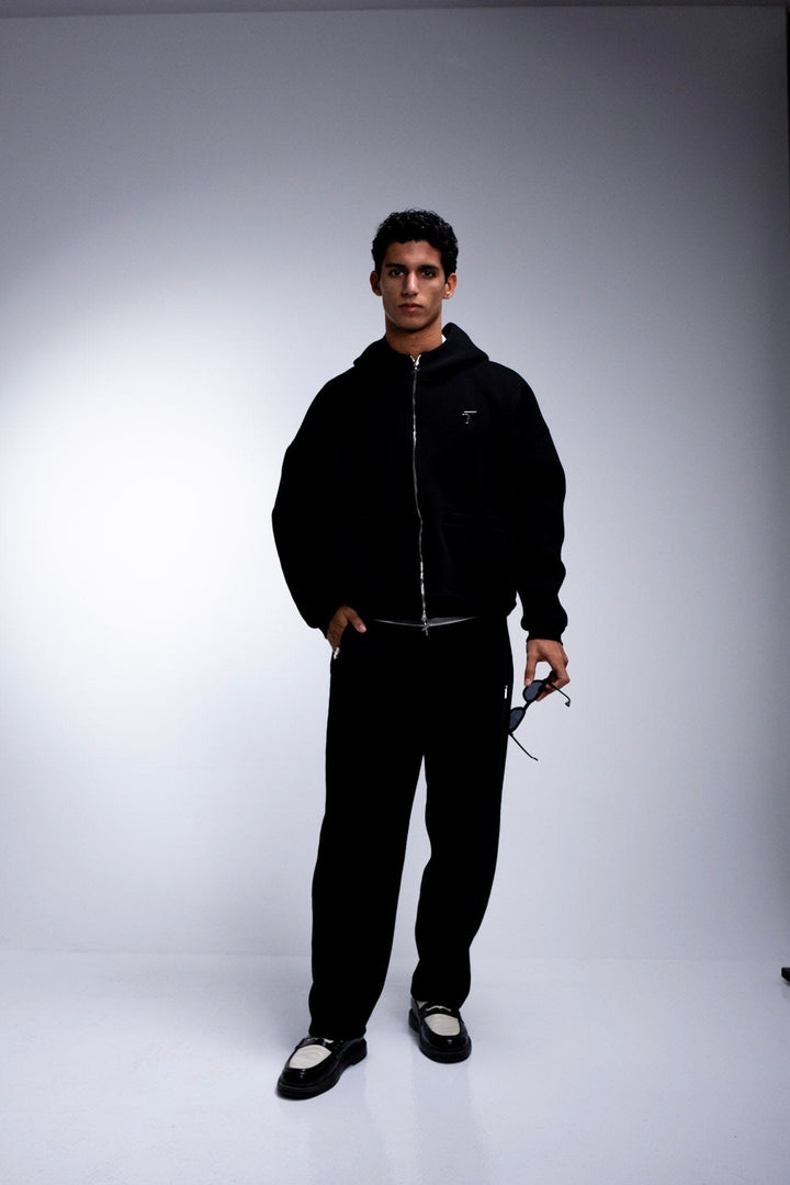 Cloud Straight Leg Sweats Black