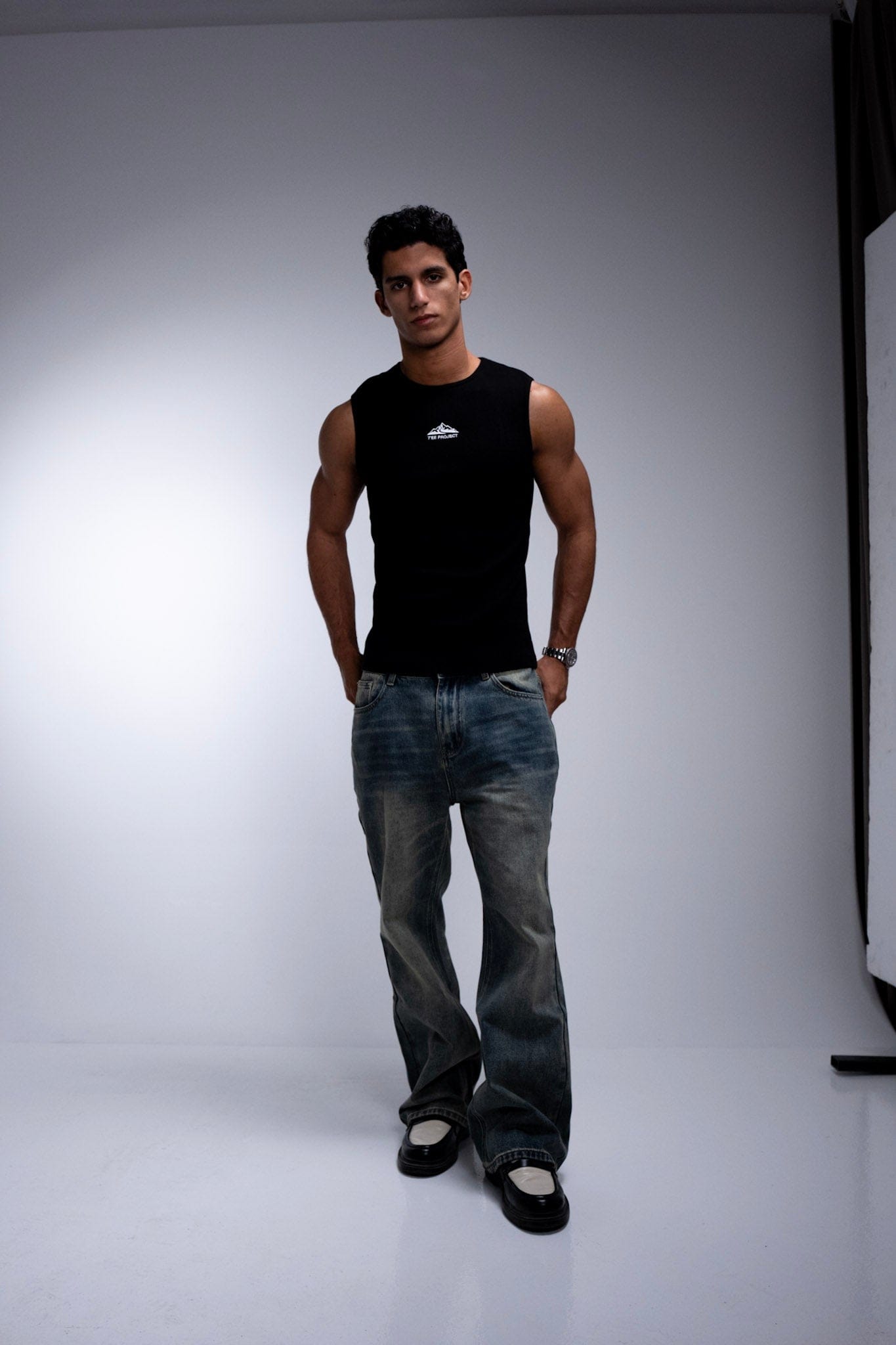 'TURKEY' heavyweight tank top black