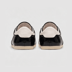 Crackled Glossy Leather Sneaker 4