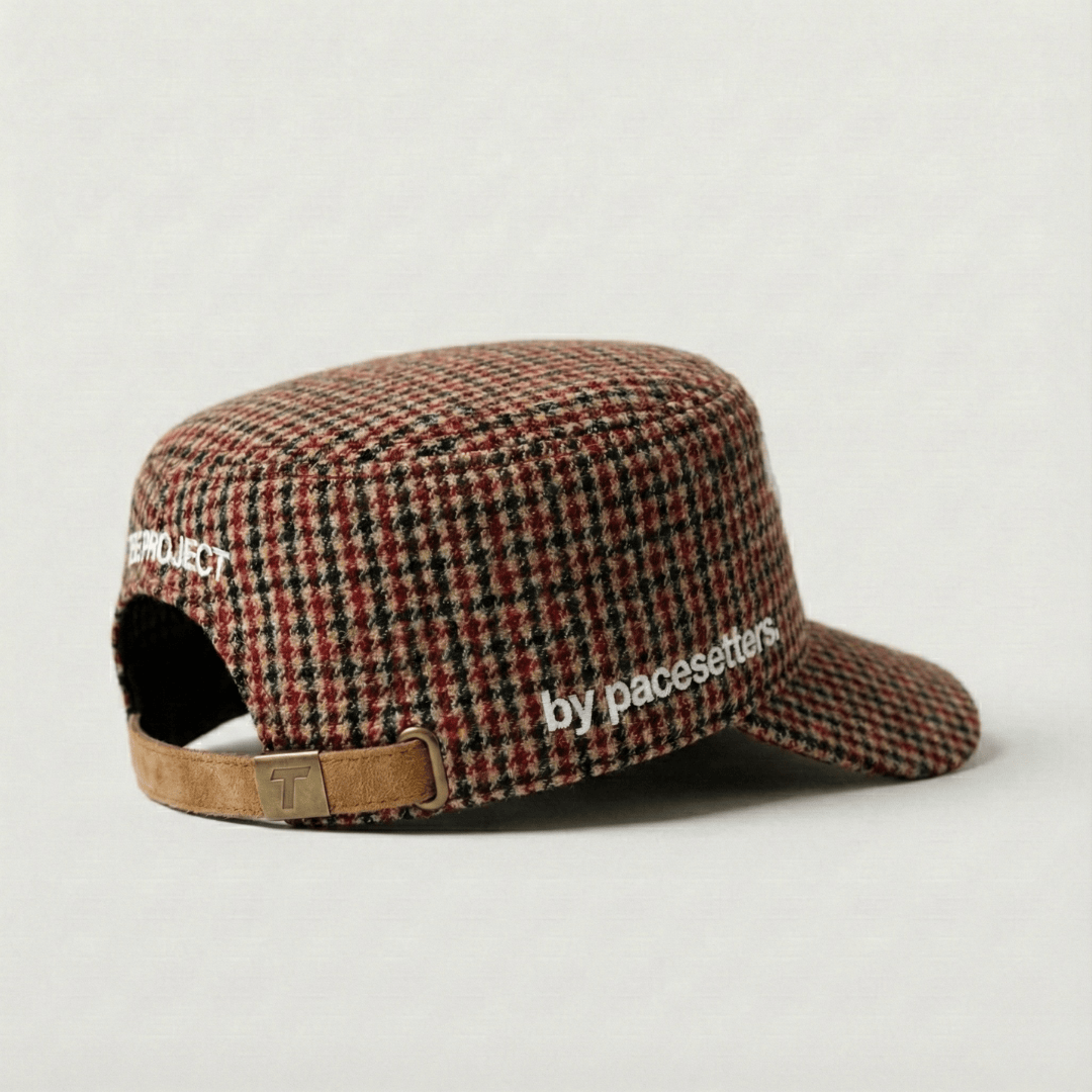 LA Pillbox Hat on model