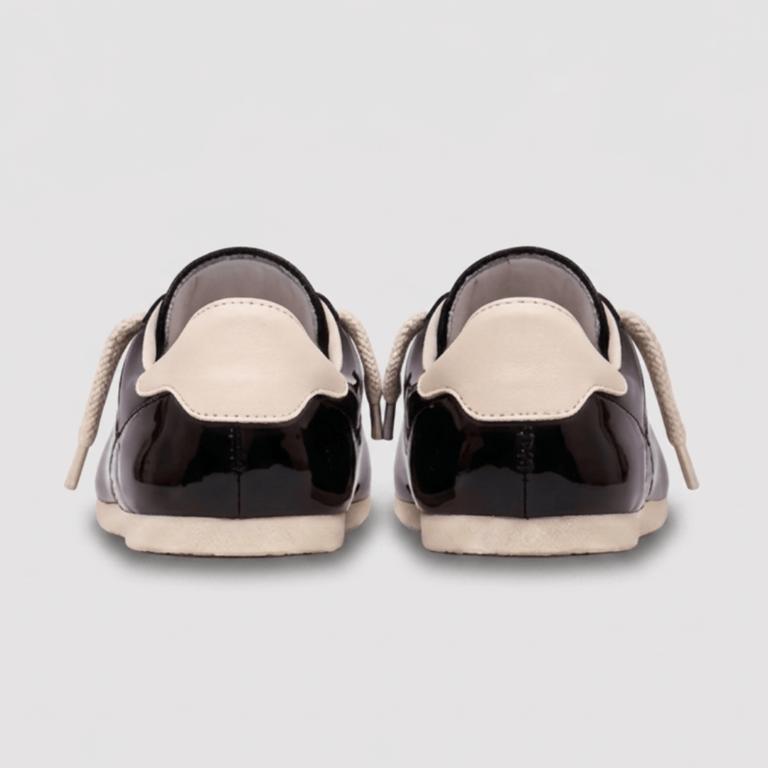 Patent Glossy Leather Sneaker - heel