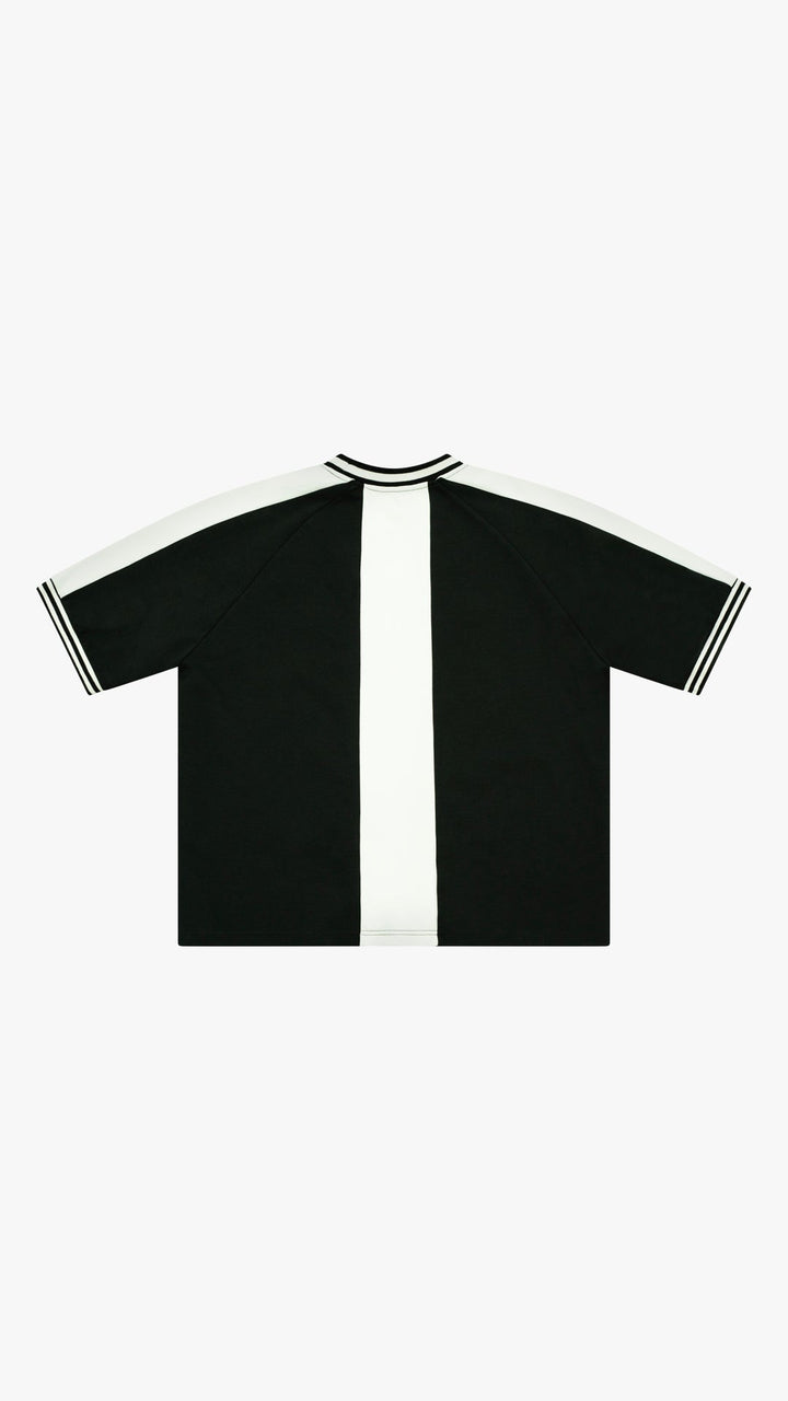 'TURKEY' black and white cotton jersey