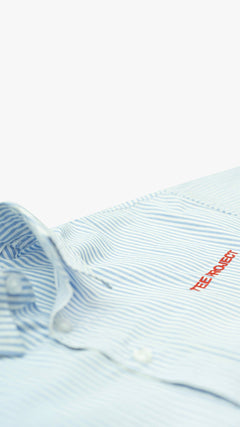 'TURKEY' striped blue shirt 6